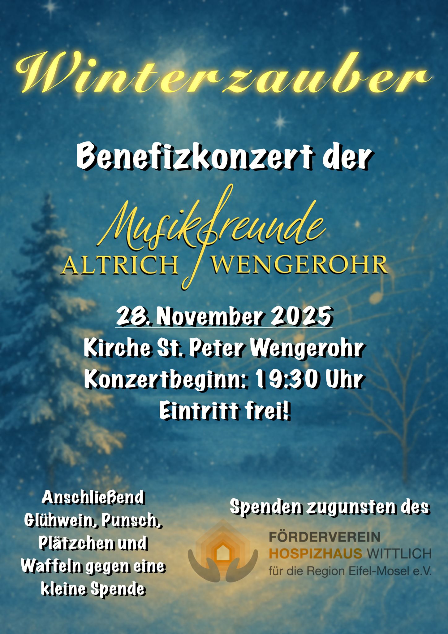 Musikerinnen und Musiker des Musikverein Wengerohr